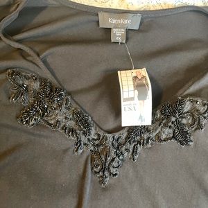 KAREN KANE - Glisten Up, Bell Sleeve Top